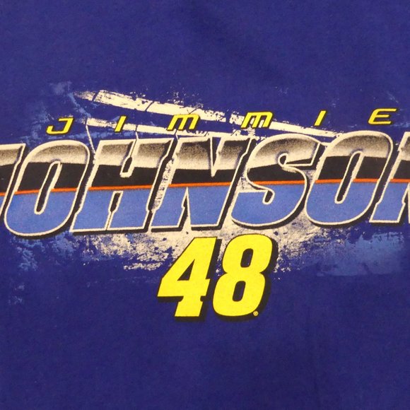 Jimmie Johnson 48 Chase Authentics Blue Kids Large T-Shirt - Picture 3 of 4